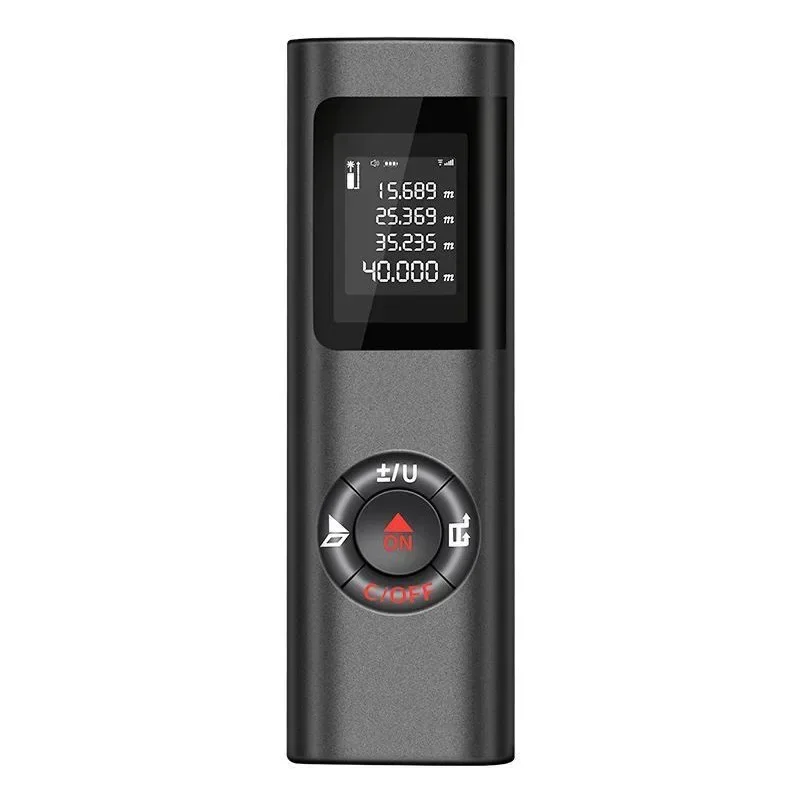 1Pcs Mini Infrared range Finder USB Charging Port High Precision Infrared Measuring Instrument