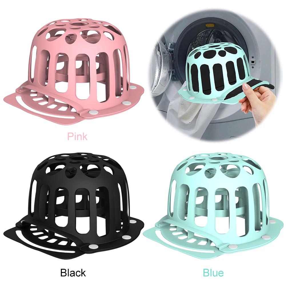 Hat Washer Cage Baseball Cap Washer Frame Silicone Cap Washing Frame Hat Washing Holder for Curved Hats
