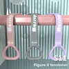 Multi-Functional Figure 8 Resistance Band for Full Body Workout - TPE Elastic Fitness Strap for Strength Training, Yoga, Pilates 6