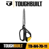 TOUGHBUILT TB-H4-70-11 Industrial 11inch Scissors for Construction Thin Iron Scissors High Hardness Scissors 1