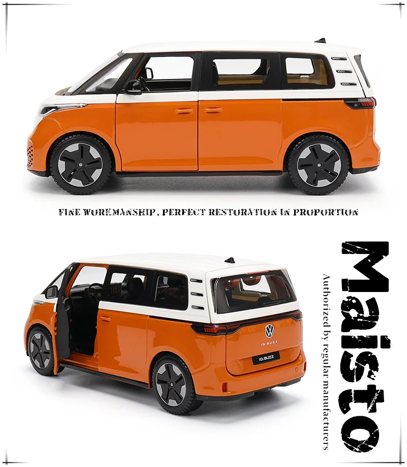 Maisto 1:24 2023 フォルクスワーゲン ID.バズシミュレーション