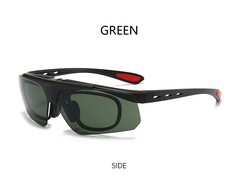 Neue polarisierte Sonnenbrille tr90 Frauen Männer 3 in 1 Sätze Magnet Sonnenschutz Clip auf Sonnenbrille Brille UV400 hochwertige Blends chutz – Detail 15