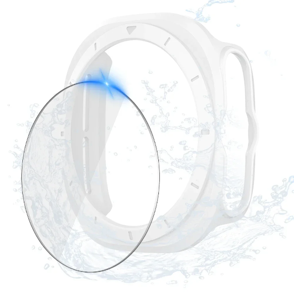 Premium Glass & Case Protector Bumper Shell for Smartwatches - Matte Finish