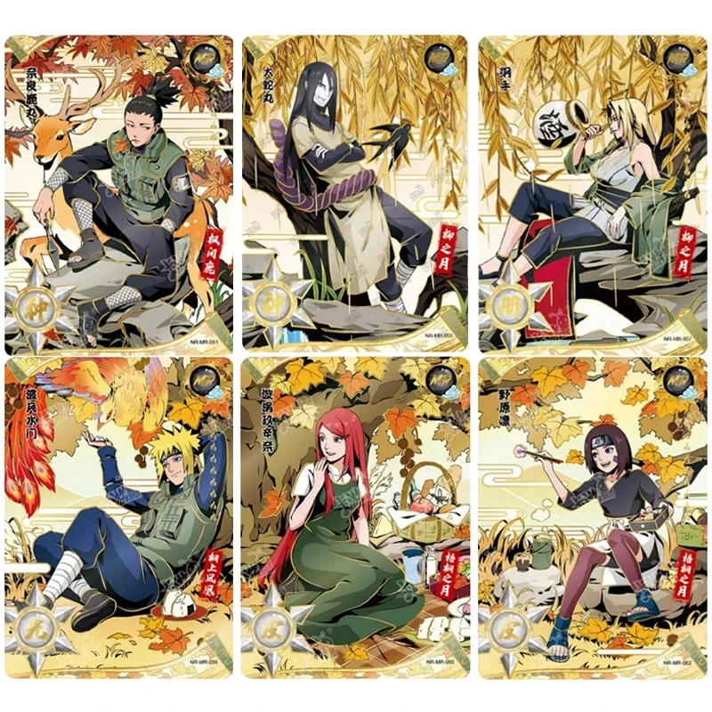 NARUTO Naruto MR 37-62 Series Card Tsunade Uzumaki Kushina Orochimaru Anime Characters Collection Card Kid Toy Xma Birthday Gift