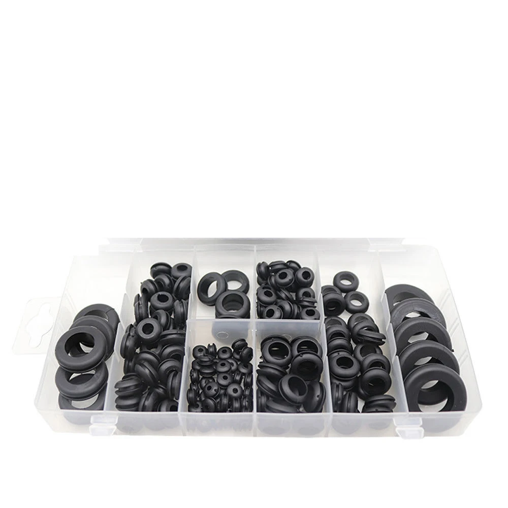180pcs Rubber Grommet Car Fuse Accessories 8 Popular Sizes Grommet