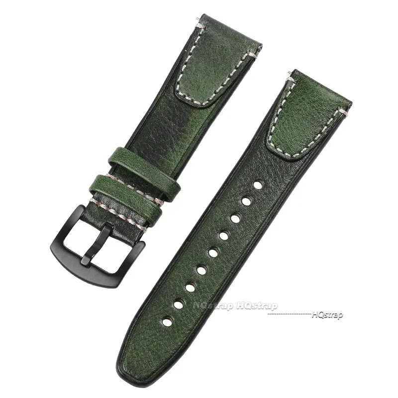 Universal Leather Quick Release Watch Band - Stylish Replacement Strap