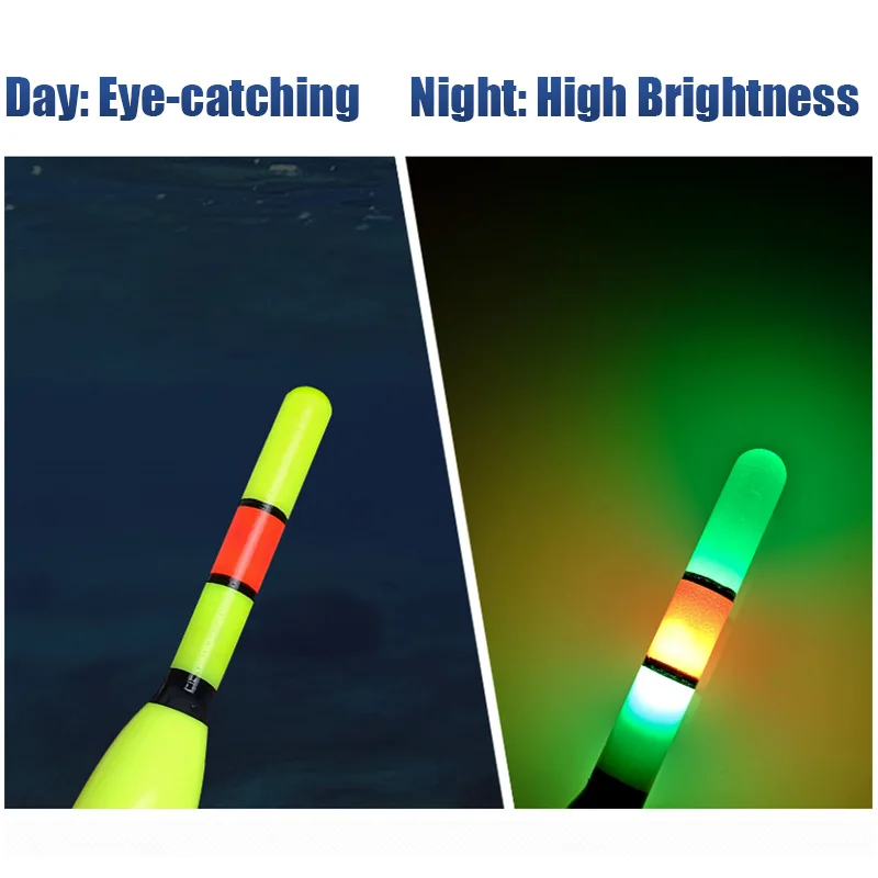 Hljfishing 1pc Fishing Float Led Luminous Night Fishing Bobbers