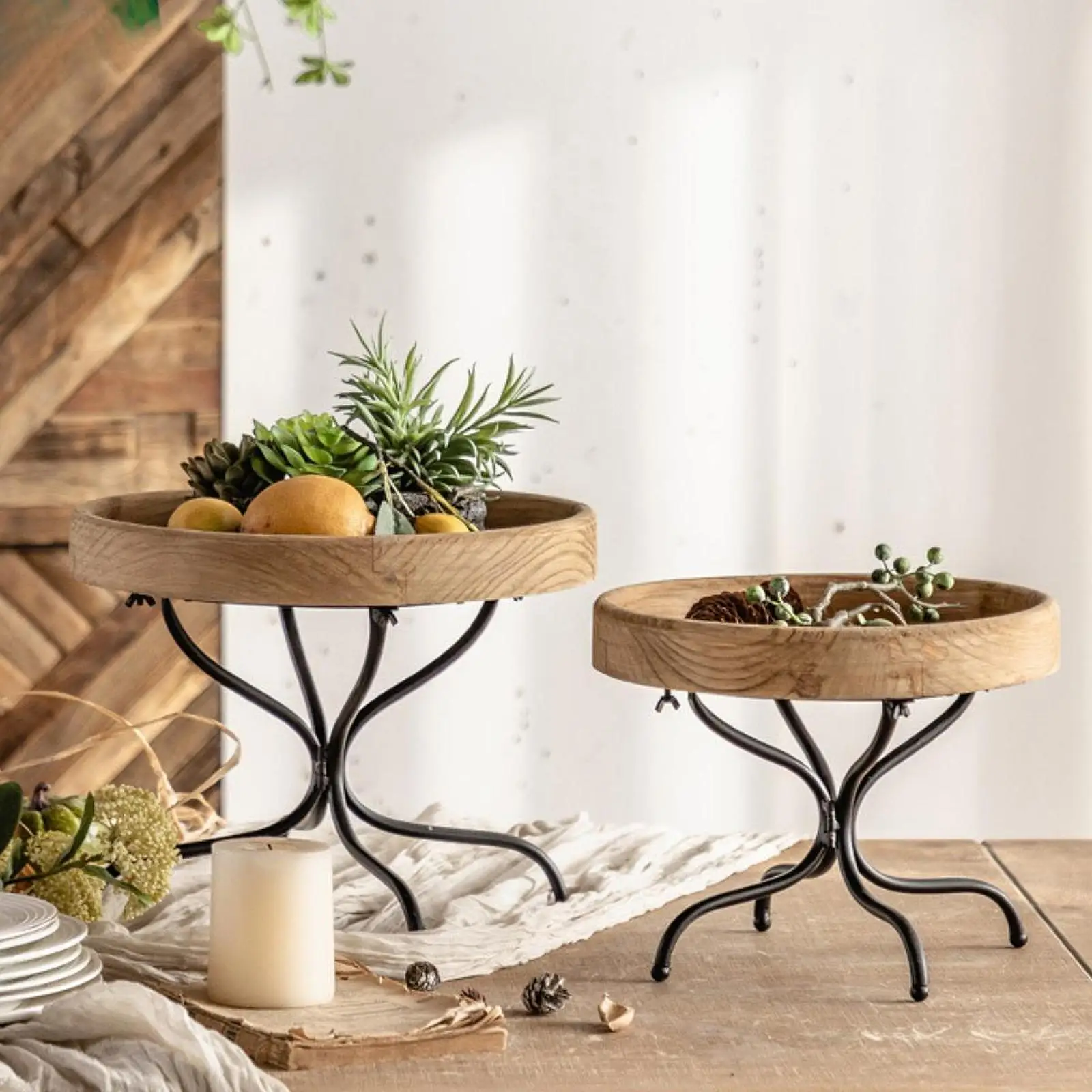 Wood End Table Home Decoration Multifunctional Ideal Gifts Accent Coffee Table for Office Balcony Entrance Farmhouse Patio Home