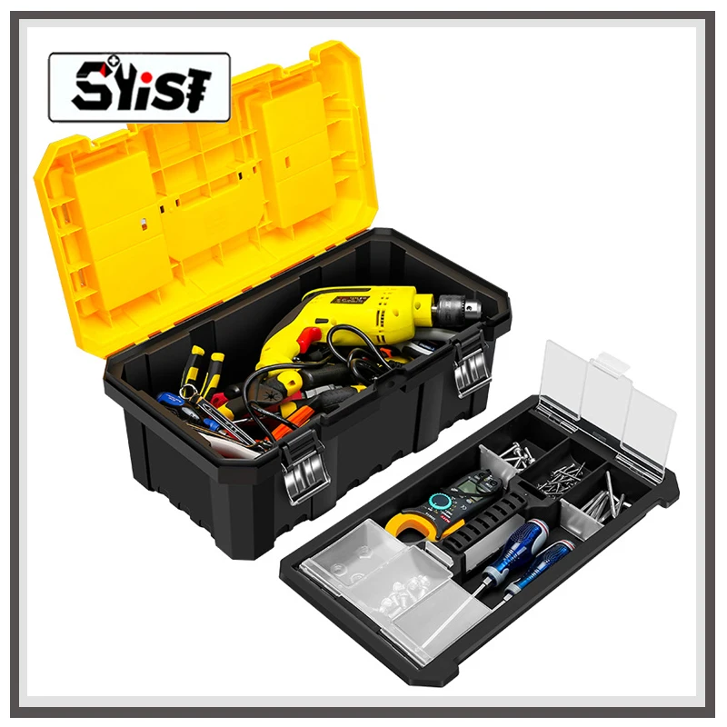 storage-plastic-tool-box-with-removable-traysmall-tool-box-organizer-with-screw-box-yellow-hardware-organizer-for-home