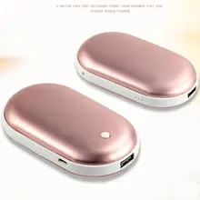  Winter Mini Hand Warmer Heating Pad Mobile Power USB Rechargeable Handheld Warmer Heater Pocket Cartoon Electric Heater Warmer 