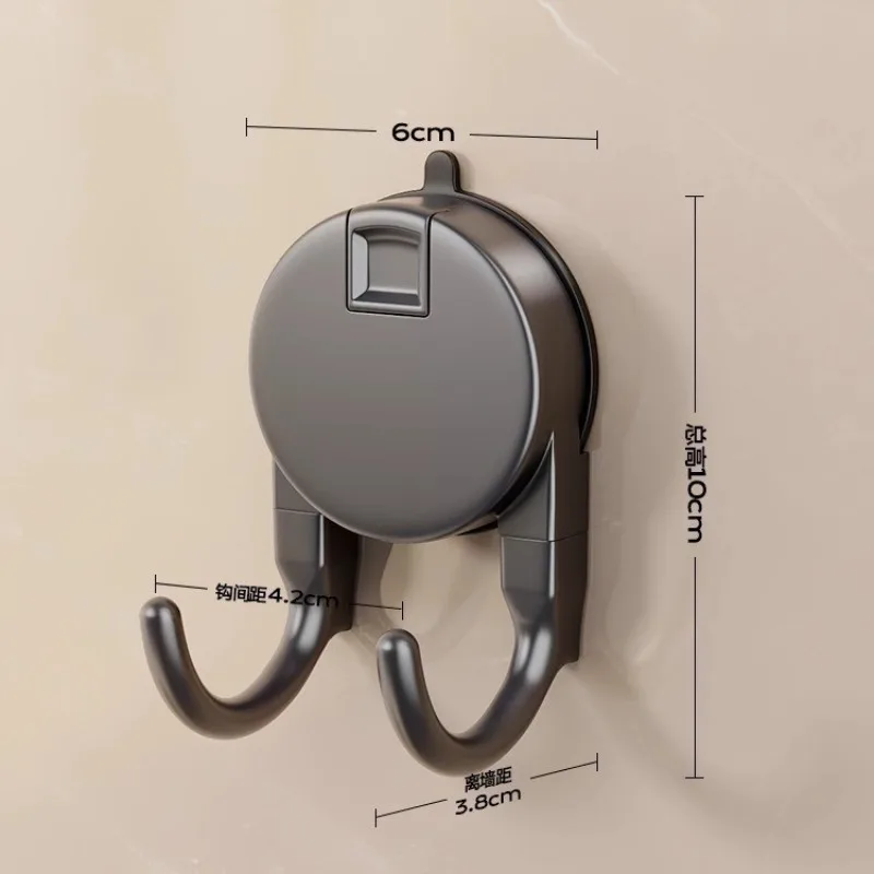 Suction Cup Hook No Drilling Required Bathroom Hooks Kitchen Door Back Clothes H