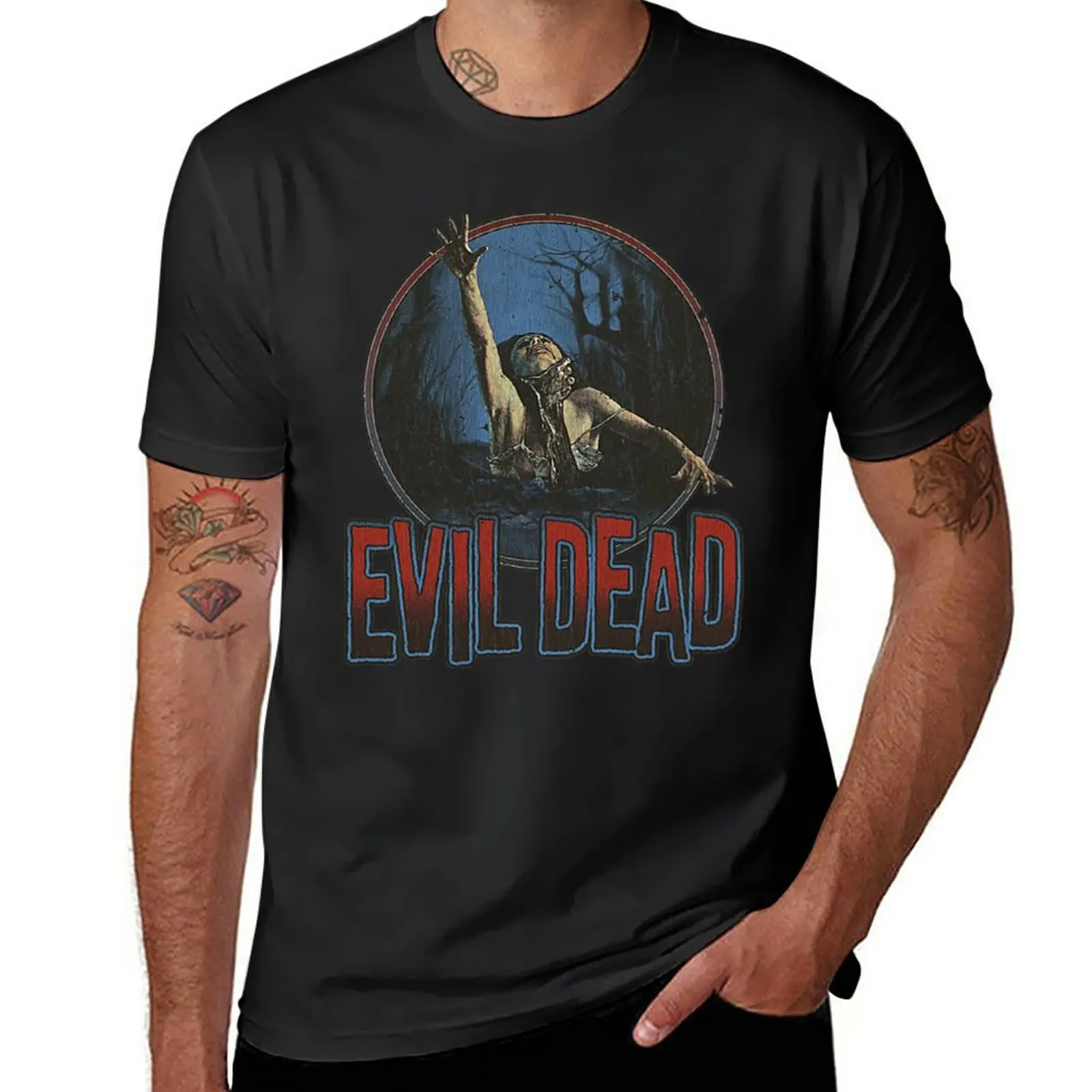 

New Evil Dead 1981 T-Shirt black t shirt t-shirts man kawaii clothes black t-shirts for men