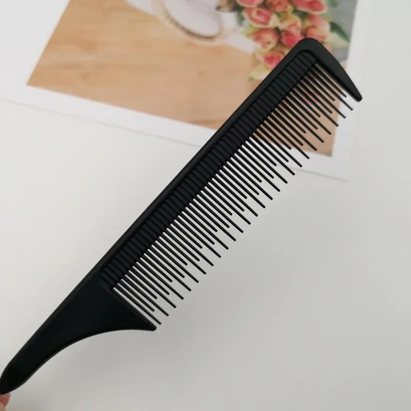 Children Black Combs Pointed Tail Hair Brushes Cutting Girls Stainless Steel Spiked Hair Care Salon Barber Styling Accessories