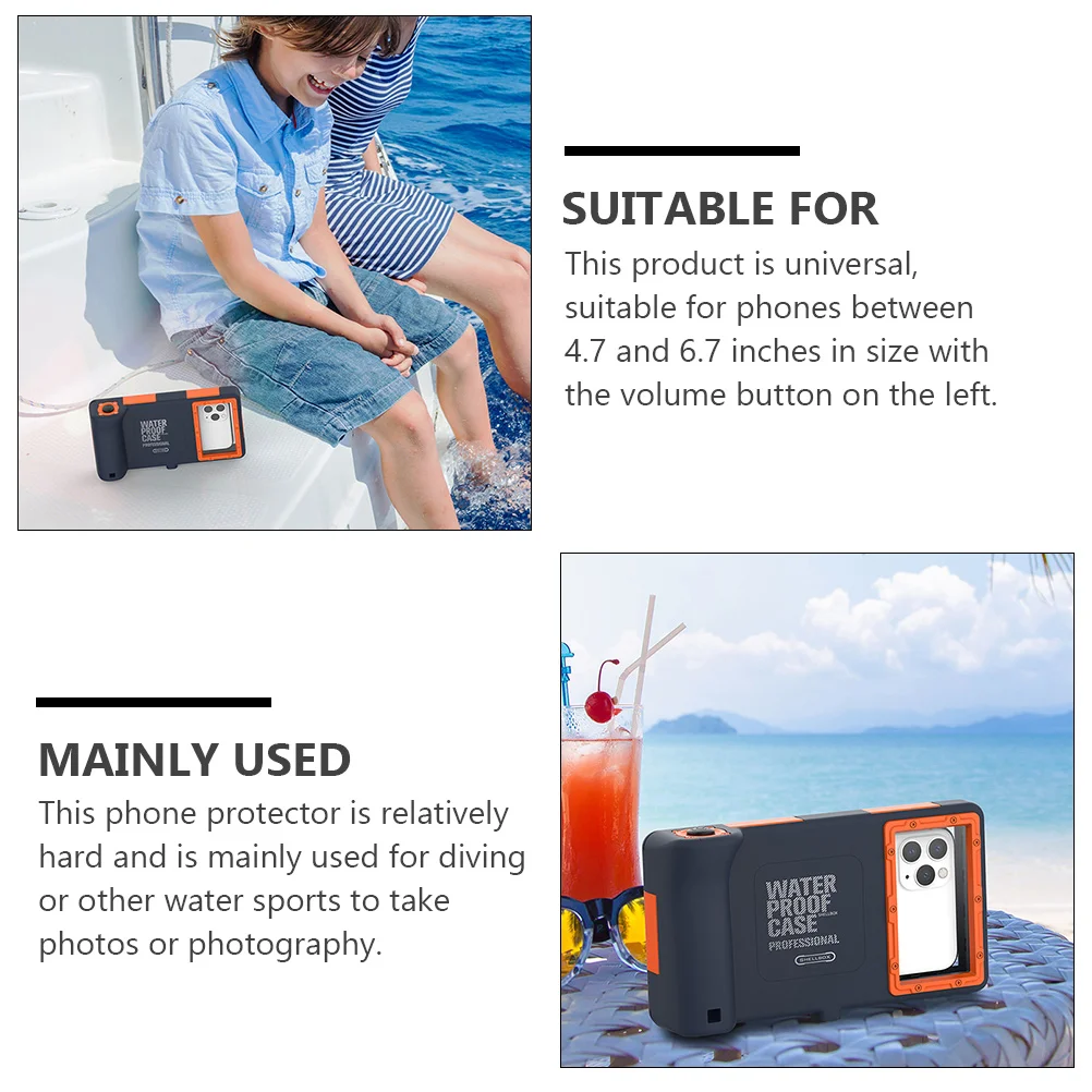For Xaiomi Phones Waterproof Diving Underwater Shell Mobile Camera Deep Sea Snorkeling Pro Max Water Submersible Cases Cell