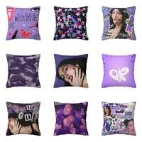 Olivias Vampire Rodrigos Sour Pillow Case Pop  Pillow Cover Polyester Custom Cushion Cover Pillowcases For Sofa Home Decorative 1