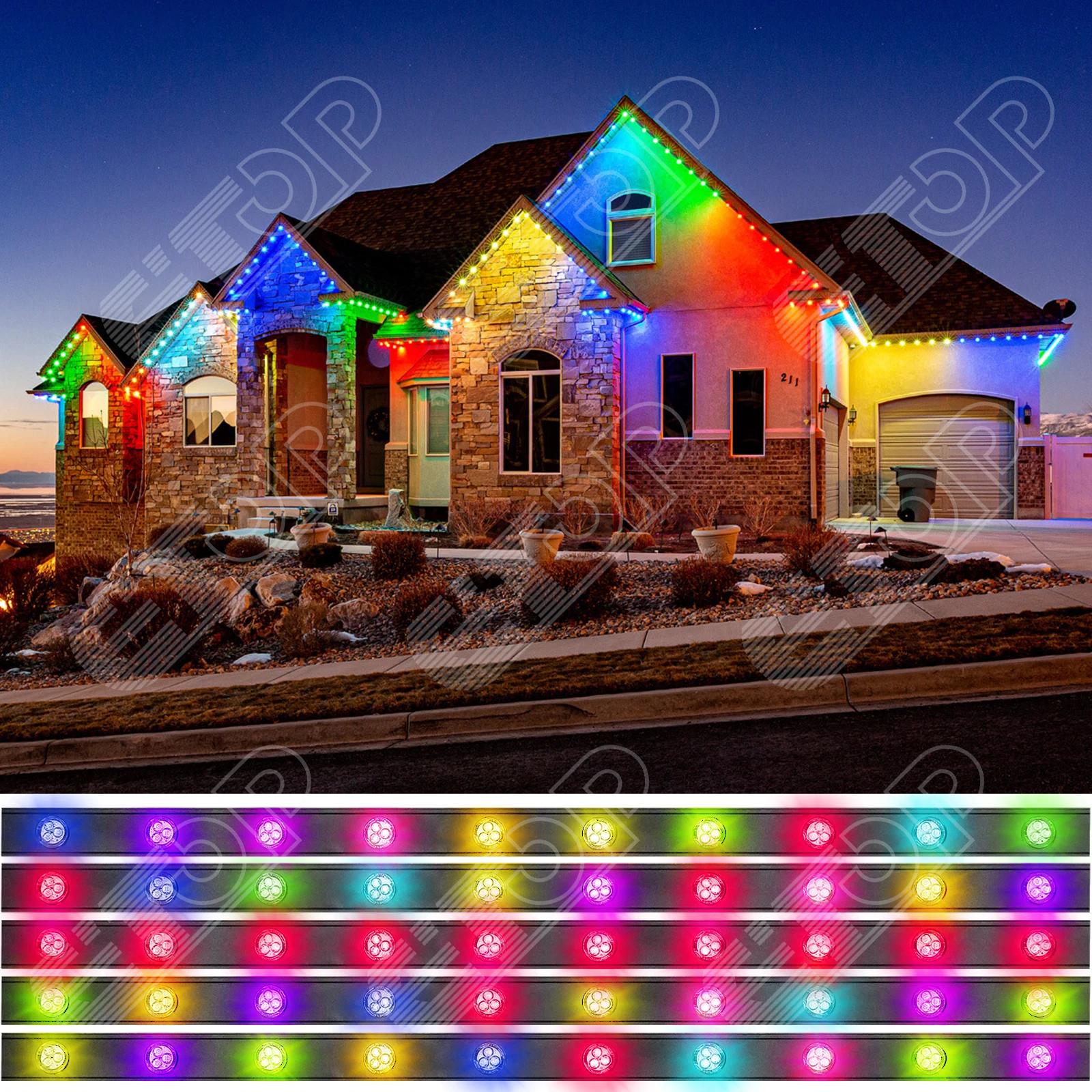 10M/lot TM1814IC DC12V 30MM Diameter RGBW High quality Permanent track lights lights,10 lights/M or 5 lights/M with track