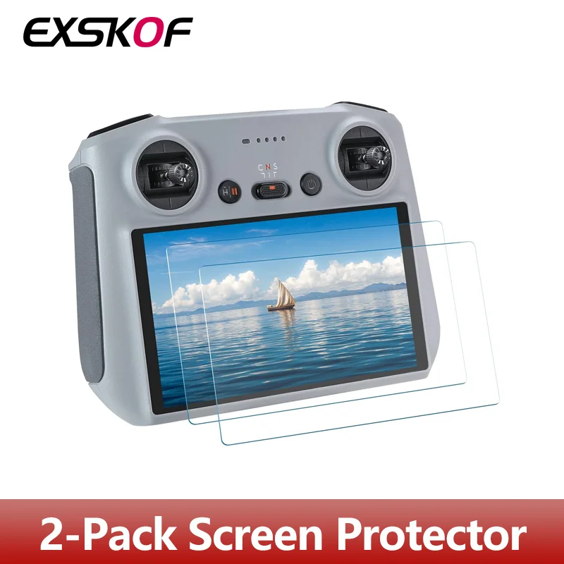 Pellicola Salvaschermo In Confezione Da 2 Per Controller Intelligente Dji/Rc Pro 9H Durezza Vetro Temperato Antigraffio Per Dji Mini 3 4 Pro / Mavic 3