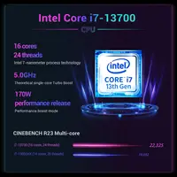 FIREBAT 16Pro Gaming Laptop 16Inch Intel i7 13700HX 16C/24T 5GHz CPU RTX 5060 2.5K 300Hz 16GB DDR5 1TB PCIe4.0 SSD Gamer Laptop - Image 4