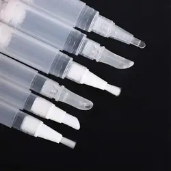 Cuticle Oil Applicator Empty Nail Oil Pen Travel Cosmetic Container Rotating Repacking Vacuum Pen Transparent Twist Pen