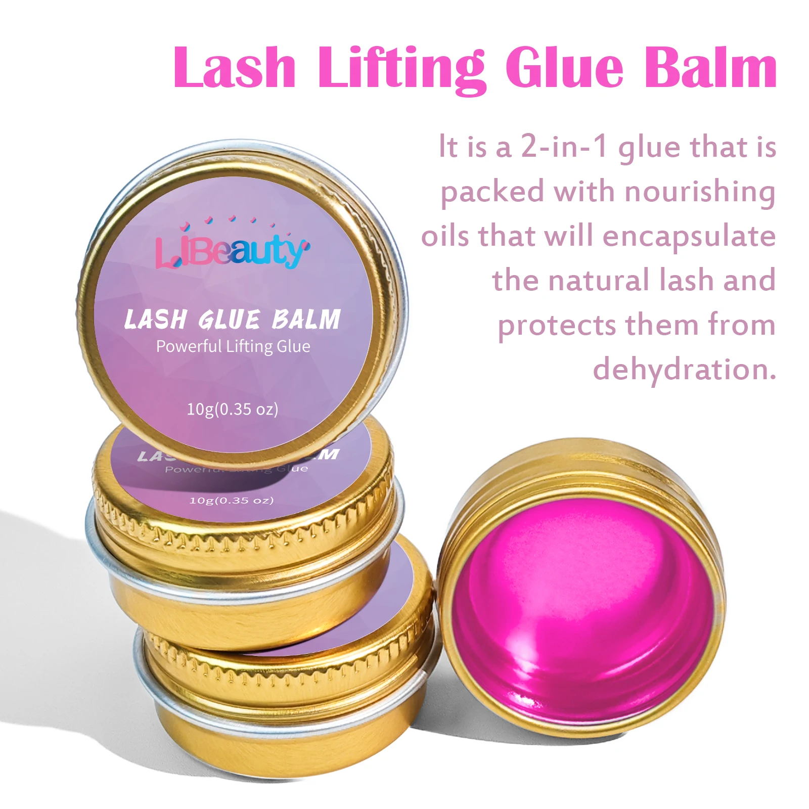 Libeauty Wholesale 10g Lami Lash Lift Glue Balm Super Stickey Lash Lifting Adhesive Eyelash Glue Adhesive For Home Use Make Tool 2