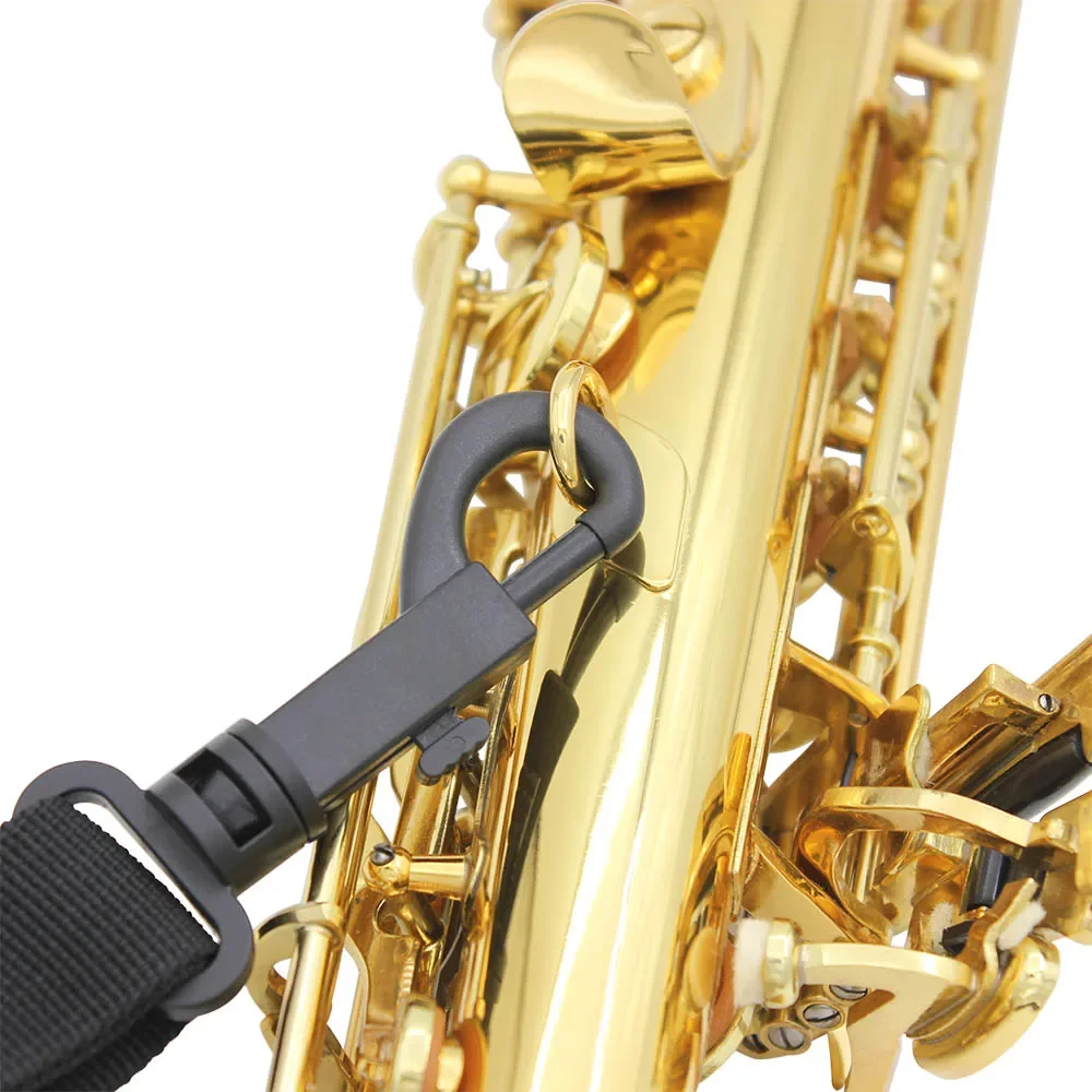 Saxophone Neck Strap Universal Shoulder Belt Alto Tenor Sax Universal High Elastic Cotton Harness Sax Woodwind Instrument Parts