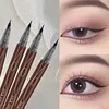 Ultra-fine ultra-fine eyebrow pencil waterproof professional sweat-proof liquid eyeliner Eyebrow dual-purpose durable makeup art 4