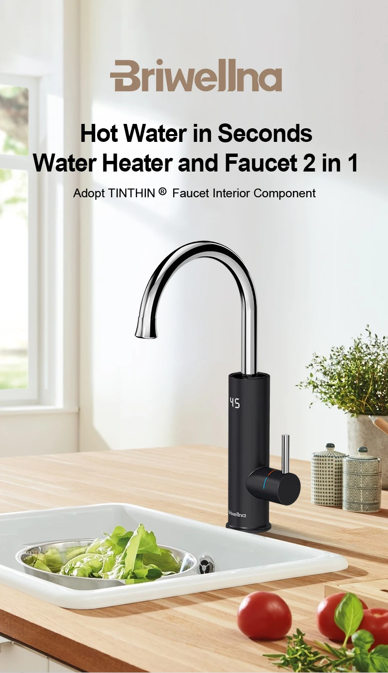 cozinha 2 em 1 swivel aquecimento misturador