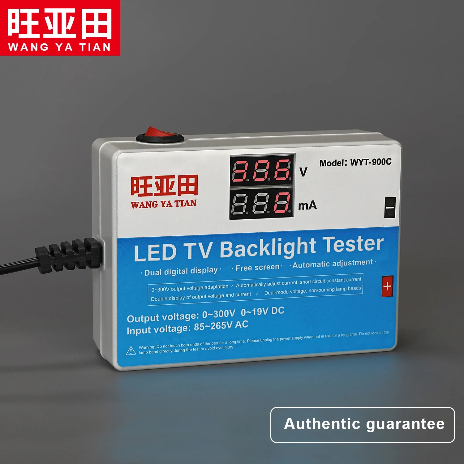 LED Tester 0-300V Output LED TV Backlight Test Tool with Current and Voltage Display Measurement Instruments