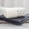 1 Pc 34x34cm 100% Cotton Absorbent Dot Striped Solid Color Soft Comfortable Men Women Bathroom Travel Square Face Towel 2