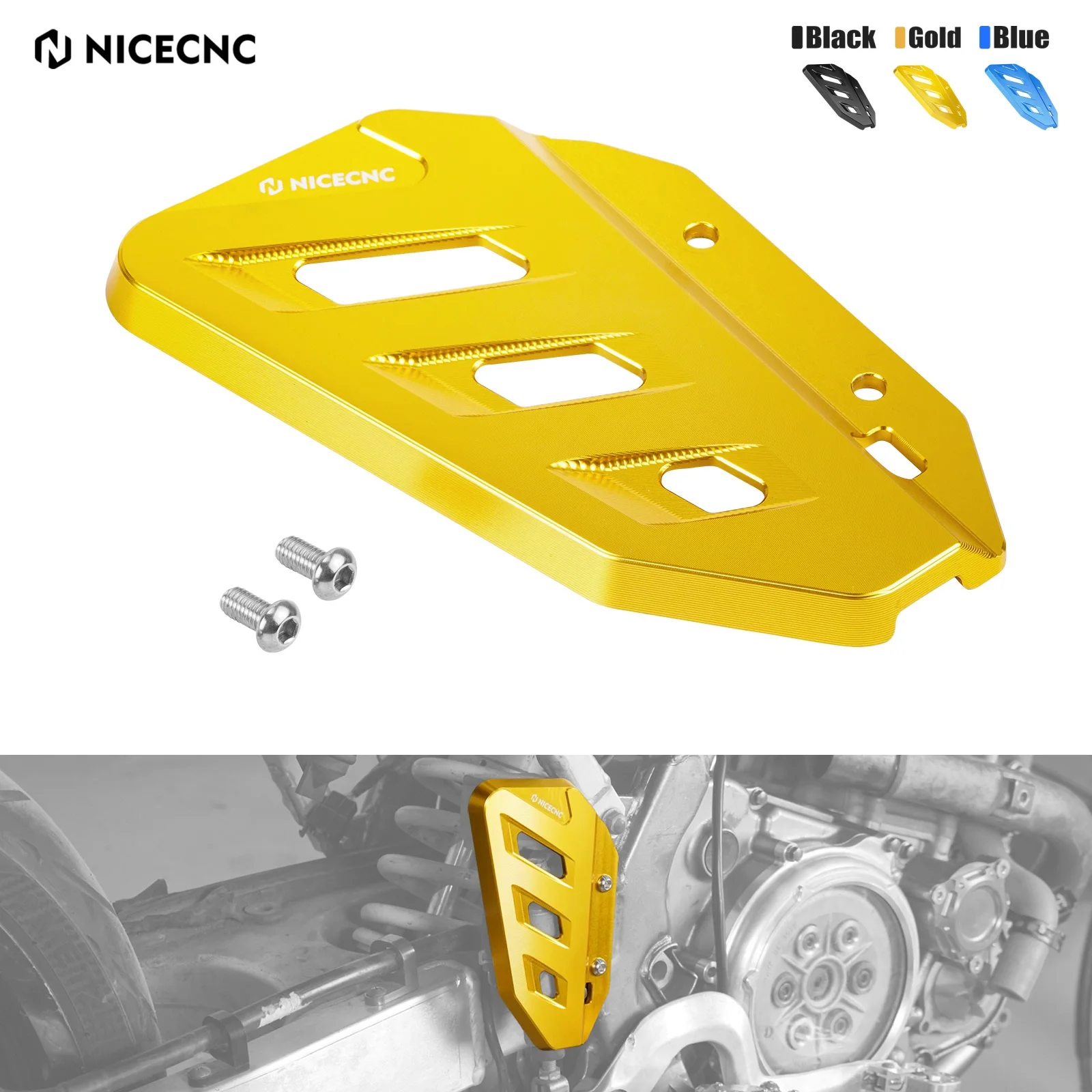 NICECNC Für 2024 Suzuki DRZ400 DRZ400E DRZ400S DRZ400SM 2000-2024 DR-Z400 E S SM Motorrad Hinten Hauptzylinder schutz Abdeckung Kit