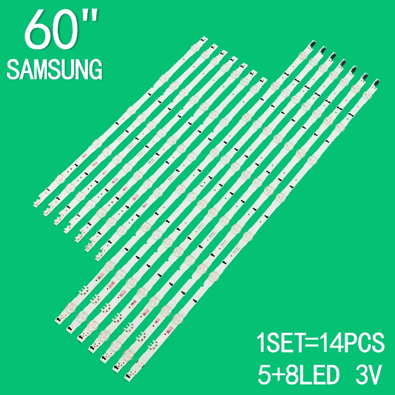 14PCS LED Backlight strip For Samsung 60H UN60H6300 UN60H6350 UN60H6400 BN96-30434A 30433A 30421A ue60h6400 2014SVS60F D4GE-600D