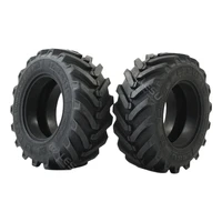Tires Tyre Wheel Hub Rims for 1/14 Lesu Model Aoue-BL71 Two-head Busy Loader Rc Hydraulic Model Diy Upgrade Parts 2
