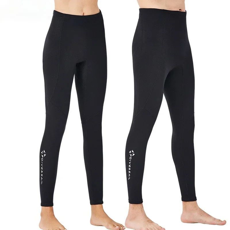 Mens Womans 2mm Black Neoprene Wetsuit Pants Scuba Diving Snorkeling Surfing Swimming Warm Trousers Leggings Tights, Diving Suits, Wetsuit Pants Shorts