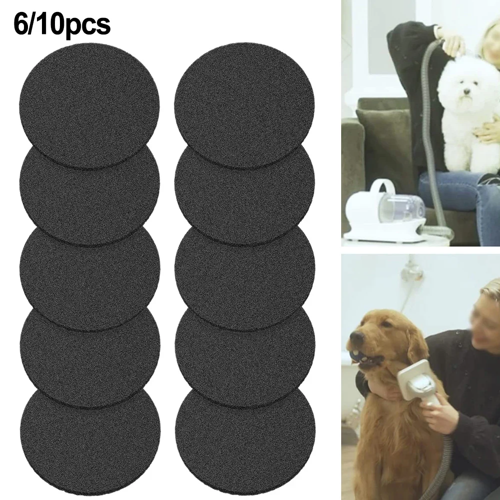 Sponge Filter Replacements for Vacuum Suction Grooming Kit Cleaning Tool (6/10 Pack)