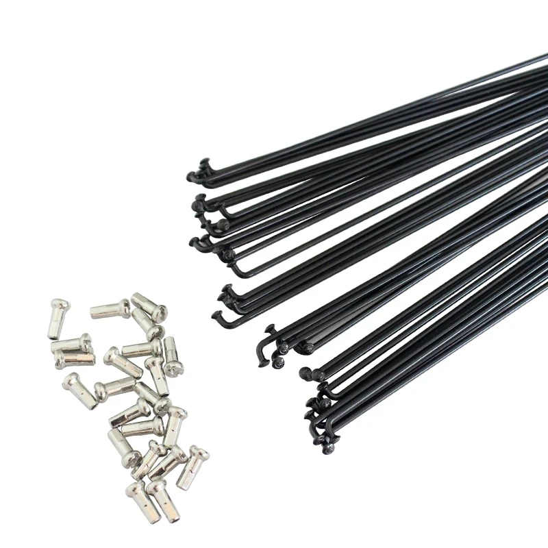 High Strength Mountain / Road Bike 14G Spokes Bicycle Steel Spokes 170mm-300mm 36pcs bicycle spokes bike accessories