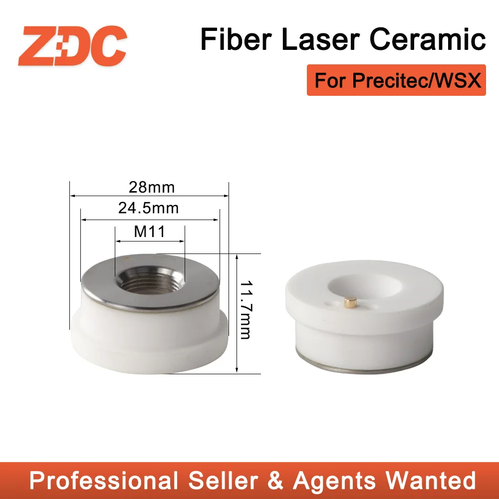 Laser Nozzle Holder 28/32mm ProCutter/WSX/Raytools ceramic KT B2 CON P0571-1051-00001 For Fiber Laser Cutting Head