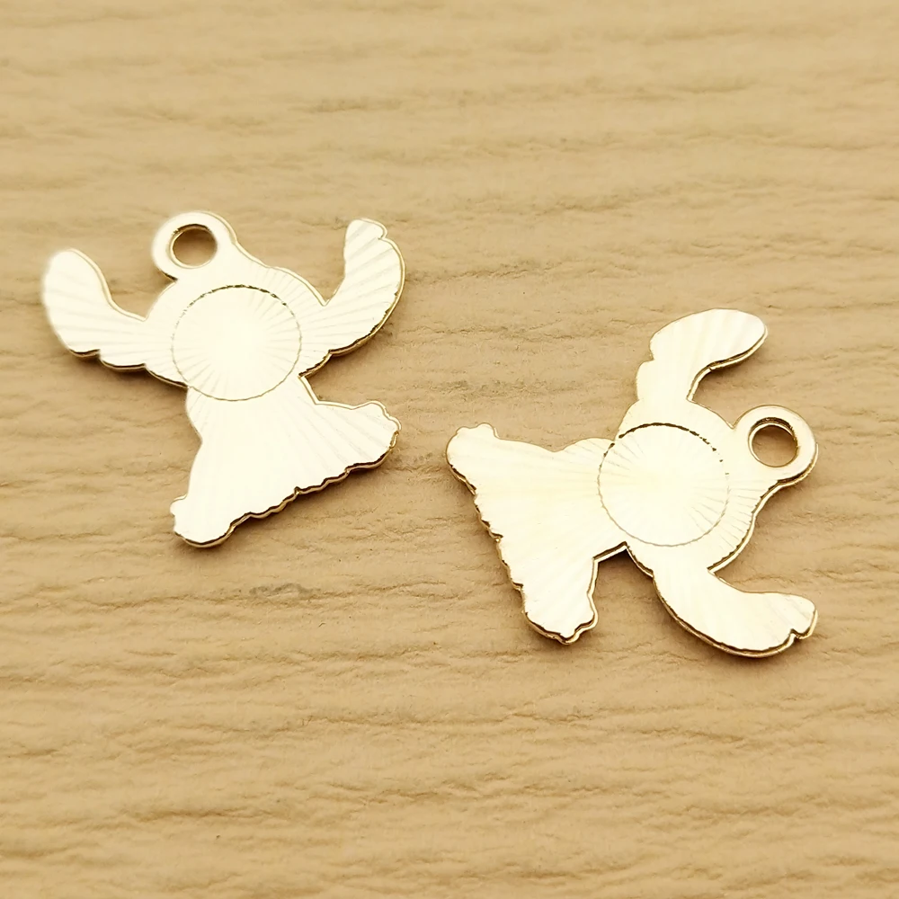 10pcs Cartoon Anime Charm for Jewelry Making Enamel Necklace Earring Bracelet Pendant Diy Accessories Alloy Metal Gold Plated - Image 6
