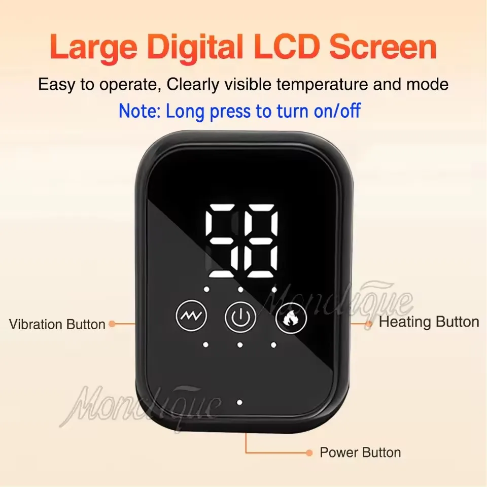 Adjustable Foot Ankle Hand Heat Massager Hot Compress Vibration Wrist Brace Ankle Brace Bracket Joint Protection Exercise Yoga