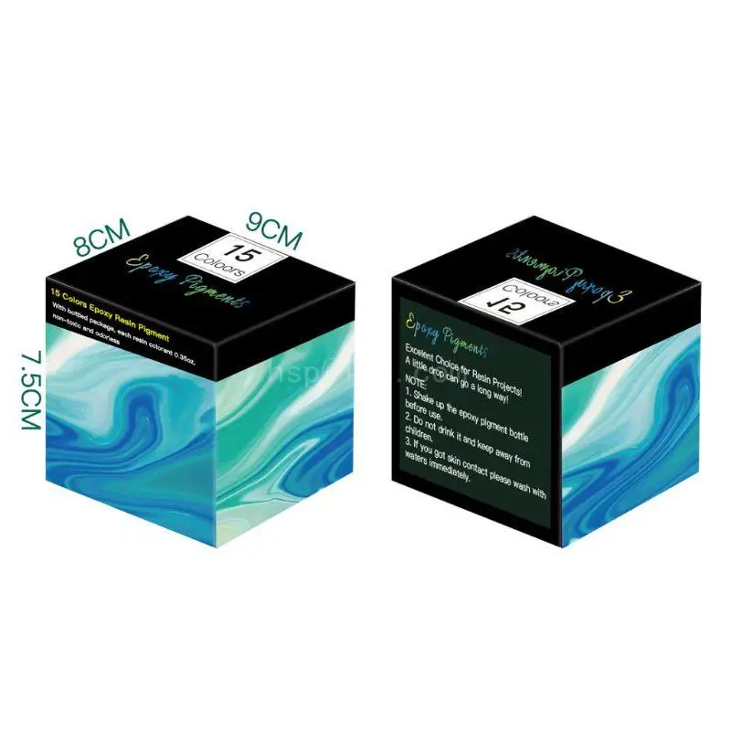 

Прозрачный пигмент эпоксидной смолы, нетоксичный концентрированный жидкий краситель для смолы