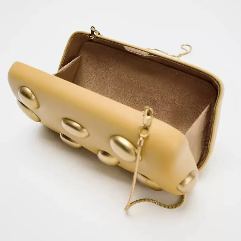 2025 Vintage Designer Crystal Evening Clutch Bag Women's Crossbody Bag Luxury Rhinestone Handbags Lady Wedding Party Tote Bag