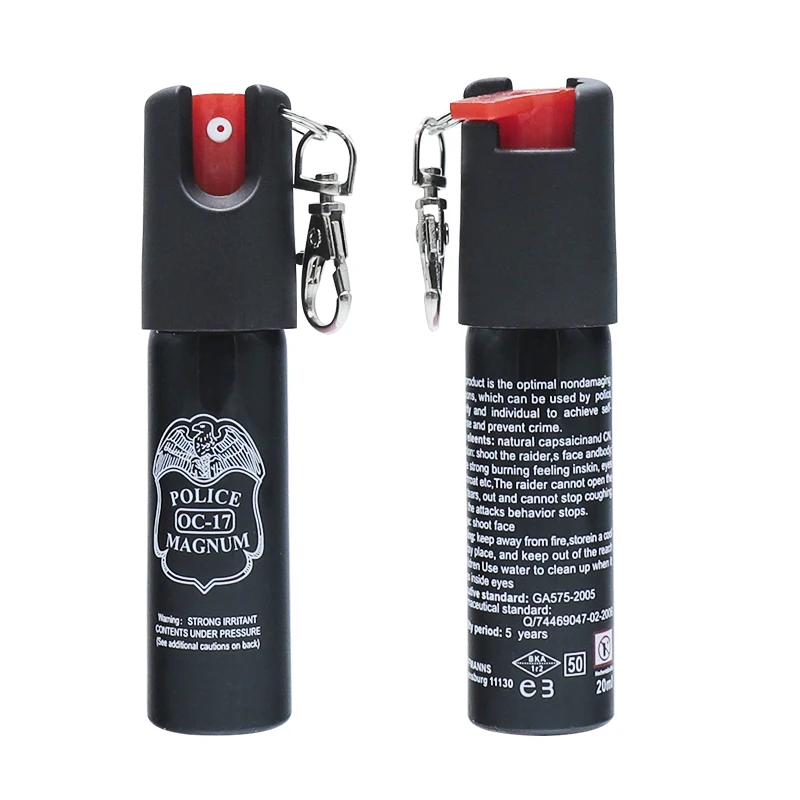 20ml Pepper Spray for Women Safety Protective Spray Easy Carry Self-defense Small Canister Protection Chili Water（16style）