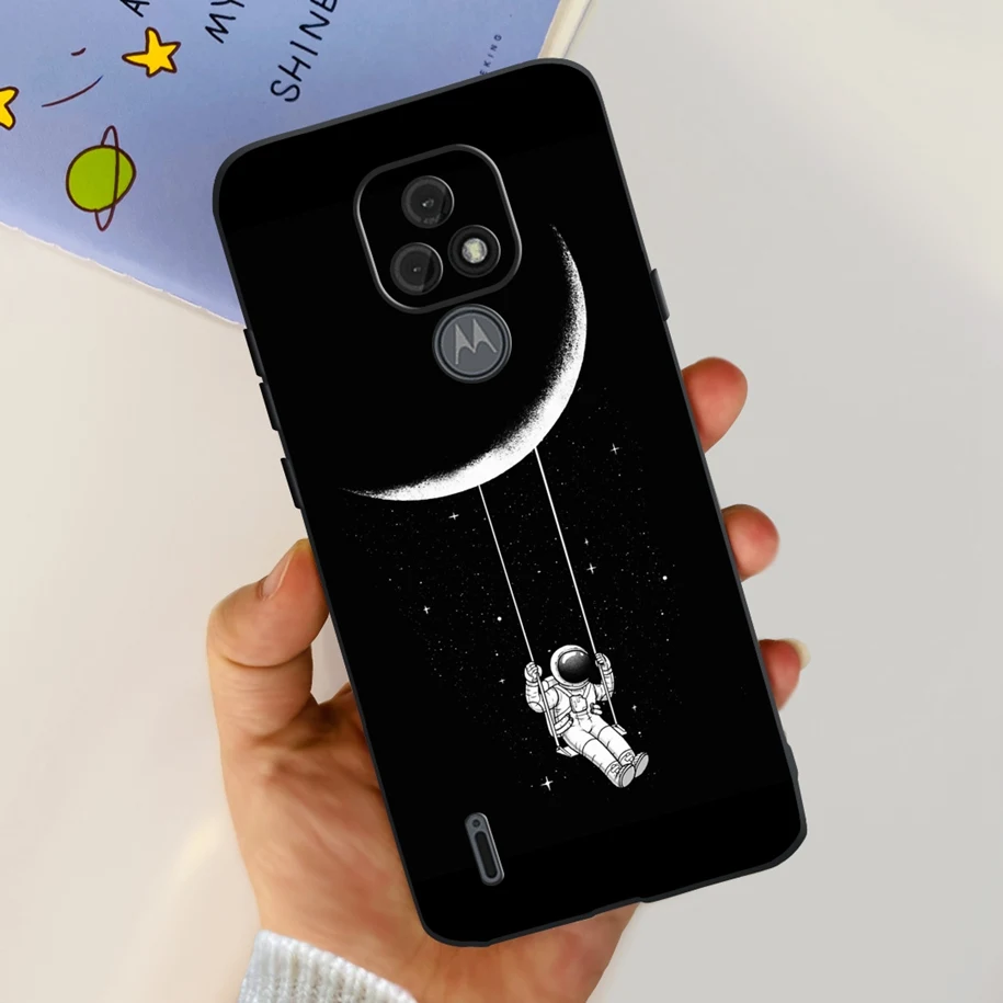 Fashion Astronaut Silicone Soft Bumper Phone Case Cover