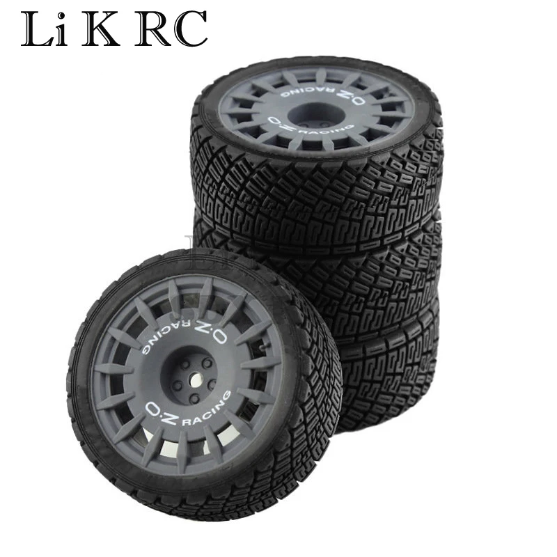 

HPI Kyosho Tamiya 1-10 WRC RC Champion Fiesta Rally Wheel Flat Running Tire XV01 tt02