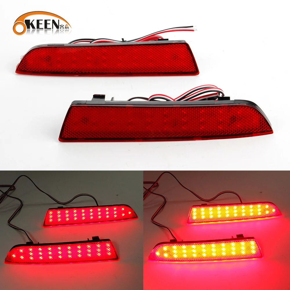 OKEEN 2Pcs LED Stoßstange Hinten Licht Für Mercedes Benz Viano W447  2014-2019 Rücklicht Auto Brems Blinker nebel Reflektor Lampe - AliExpress