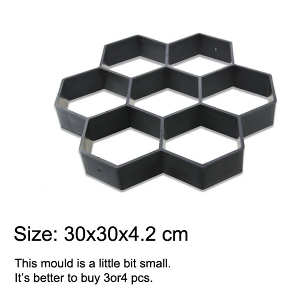 7 Grid Path Stone Mould Paving Concrete Stepping Stone Molds for Home Garden Yard Road Concrete Molds