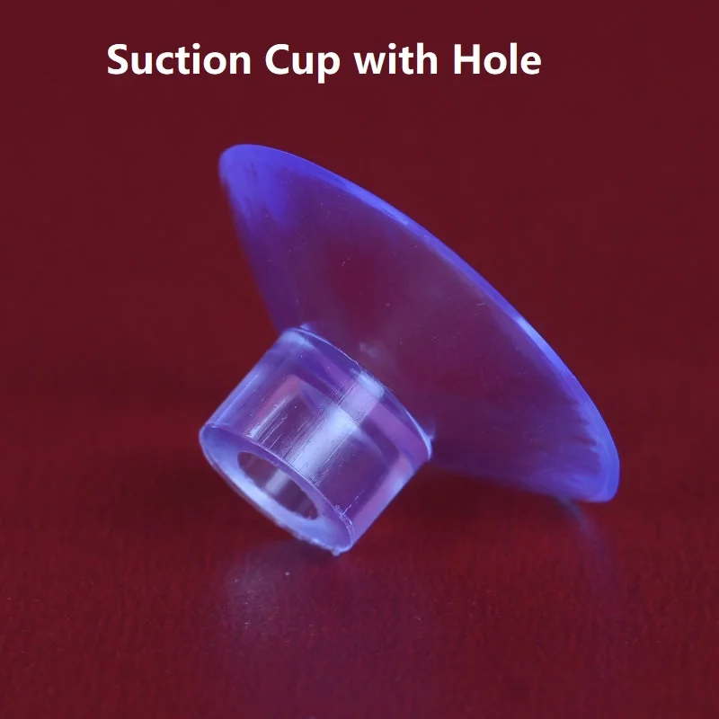 20/30/40mm Suction Cup with Holes Sucker for Flag Balloon Cat Toy Suction Cup PVC Sucker Pads for Glass Decor Wedding Car