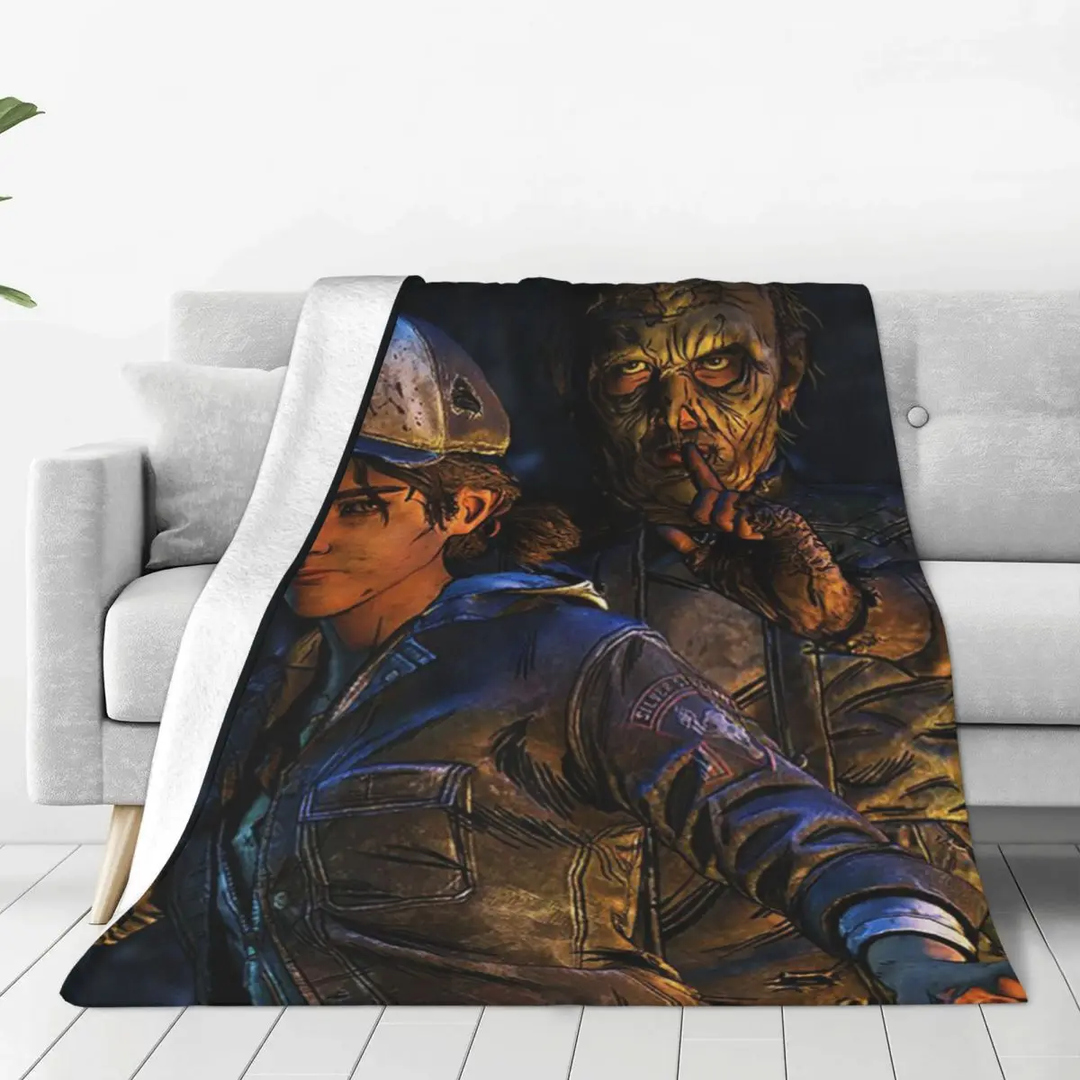 

The Walking Dead Blanket Classic Films Horror Drama Series Plush Awesome Soft Throw Blankets for Bedspread Winter