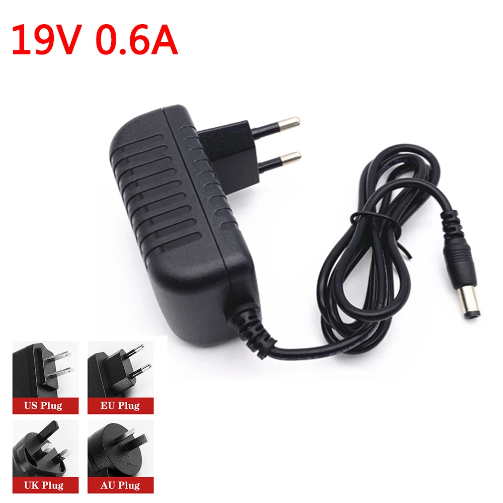 

AC To DC 5.5mmx2.1mm 19V 0.6A High Quality Switching Power Supply Adapter 19V 600mA For Sweep Robot Vacuum Cleaner