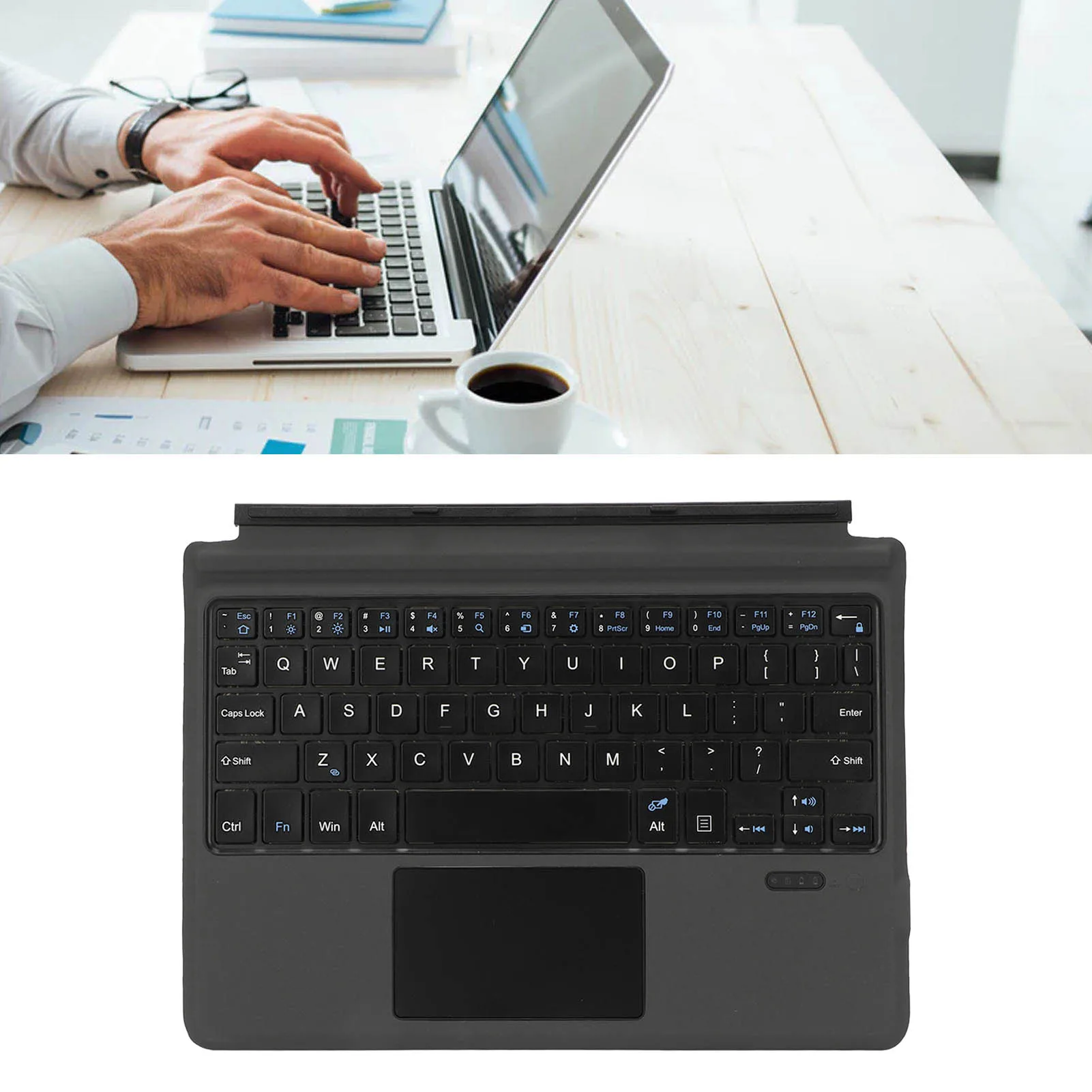 LOCADENCE BT Draadloos Toetsenbord, Voor Surface Go Toetsenbord Met