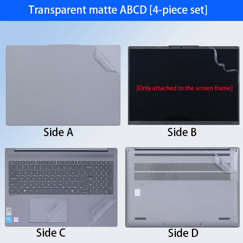 2026 레노버 아이디어패드 슬림 5 16IPH11/16AGP11 바디 필름 16AKP10/16AHP10 노트북 스킨 스티커 16IAH10 투명 보호 필름